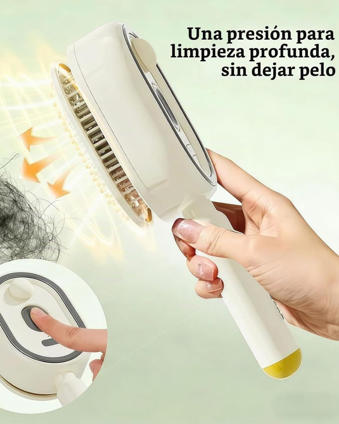 Peine eléctrico a vapor