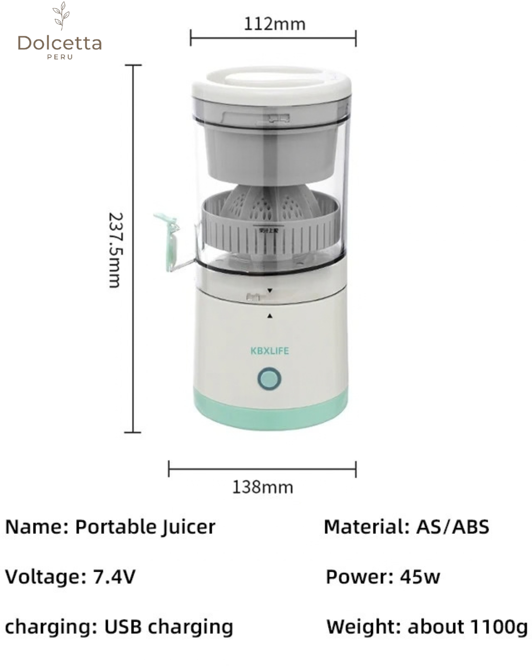 Exprimidor de naranjas eléctrico